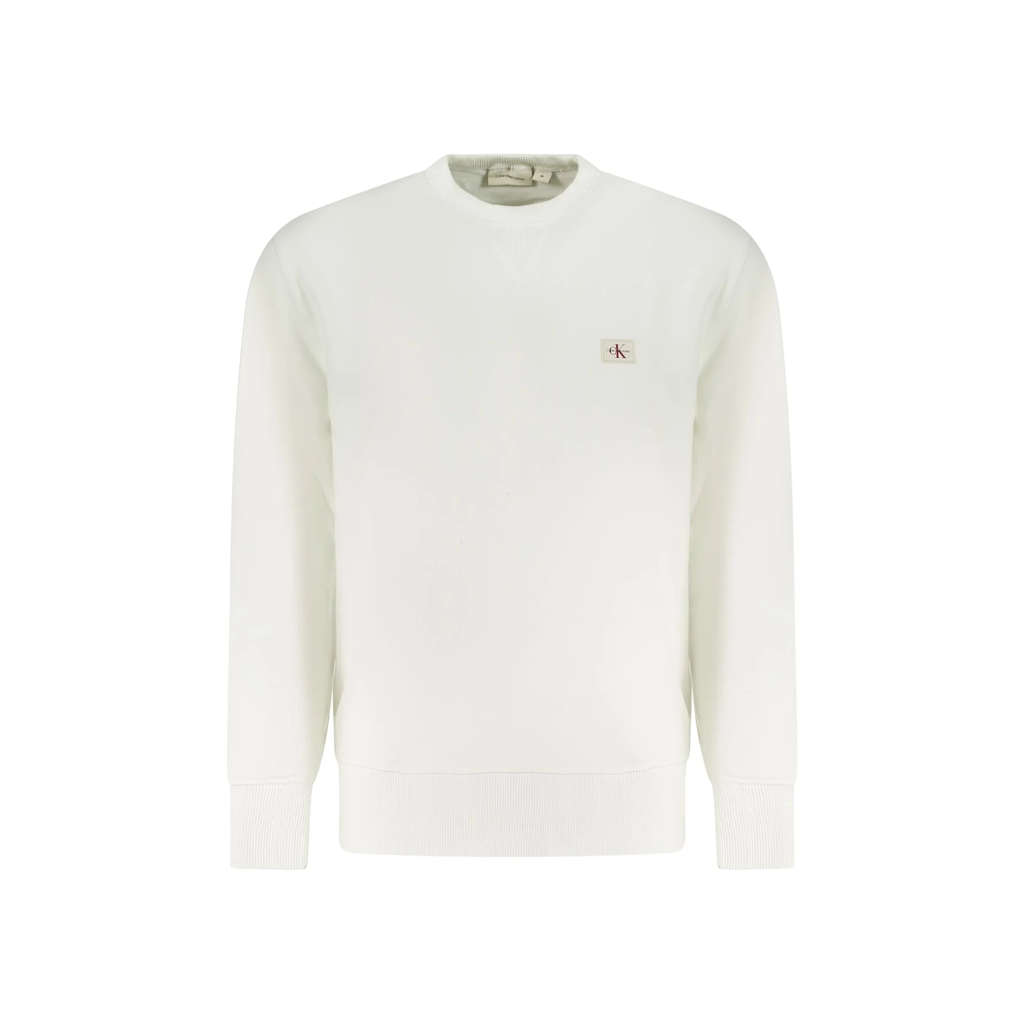 Calvin Klein Felpa Maniche Lunghe Uomo Bianca Logo Felpe Bianco - foto prodotto